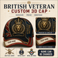 Personalized Name UK Soldier/Veterans Baseball Cap - QK1779667222
