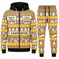 Carpenter Holiday Fair Isle full-zip hoodie and jogger Sand design with name and company artwork