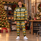 Plumber Holiday Fair Isle full-zip hoodie and jogger hero design with name and company artwork