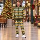 Railroader Holiday Fair Isle full-zip hoodie and jogger hero design with name and company artwork
