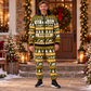 Roofer Holiday Fair Isle full-zip hoodie and jogger hero design with name and company artwork