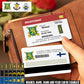 Personalized Finland Soldier/ Veteran With Rank, Name And Year Aluminum Wallet Card - 17502912