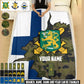 Personalized Finland Soldier/ Veteran With Rank And  Name Fleece Blanket 3D Printed - 17607456