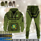 Finland 3D Half Zip Hoodie + Jogger Combo – Personalized with Name & Rank - 17504640