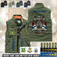 Personalized Finland Solider/ Veteran With Name & Rank Sleeveless Jacket Multicolor - 17595360