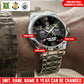 Personalized Finland Soldier/Veteran with Name, Year and Rank Diamond-Cut Bezel Watch - 17623872