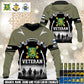 Personalized Finland Soldier/Veteran Camo with Name and Rank Hoodie All Over Printed - 17609184