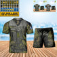 Personalized Finland Soldier/ Veteran Camo With Name And Rank Combo T-Shirt + Short 3D Printed  - 22042401QA
