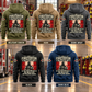 Firefighter Skills and Pride Vintage Hoodies in Military Green, Kaki, Dark Gray, Black and Dark Blue, five separate full back views with matching portrait-and-statement artwork in a quiet firehouse bay.