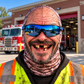 Firefighter funny face balaclava - Style 2