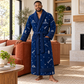 Personalized Firefighter Bathrobe - Night Shift lifestyle view