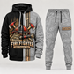 firefighter full-zip hoodie and matching joggers - lightgray catalog view