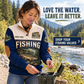 Catch · Respect · Release | Fishing Personalized Sports Sweatshirt lifestyle mockup in Navy