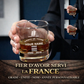 Personalized France Soldier/ Veteran With Rank, Name and Year Whiskey Glass - 17718048