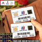 Personalized France Soldier/ Veteran With Rank, Name And Year Aluminum Wallet Card - 17507232