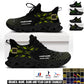 Personalized France Soldier/ Veteran With Name And Rank Men Sneakers - 17592768