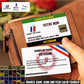 Personalized France Soldier/ Veteran With Rank, Name And Year Aluminum Wallet Card - 17479584