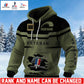 Personalized France Soldier/ Veteran With Rank And Name 3D Waffle Hoodie - 17695584
