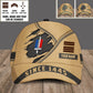 Personalized Rank And Name France Soldier/Veterans Baseball Cap - 17484768