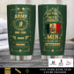 Personalized France Veteran/ Soldier With Rank, Year And Name Camo Tumbler - 17496864