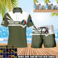 Personalized France Soldier/Veteran with Rank, Year And Name Combo Polo + Short - 17462304