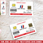 Personalized France Soldier/ Veteran With Rank, Name And Year Aluminum Wallet Card - 17472672