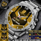 Personalized France Soldier/ Veteran With Name And Rank Gentleman Stainless Steel Watch - 17485632