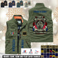 Personalized France Solider/ Veteran With Name & Rank Sleeveless Jacket Multicolor - 17595360