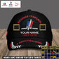 Personalized Rank, Year And Name France Soldier/Veterans Baseball Cap - 17540064