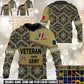 Personalized France Soldier/Veteran Camo with Name and Rank Hoodie All Over Printed - 17539200