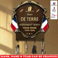 Personalized France Veteran/ Soldier With Rank, Year And Name Wooden Key Holder - 17757792
