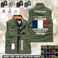 Personalized France Soldier/ Veteran With Name & Rank Sleeveless Jacket Multicolor - 17633376