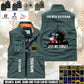 Personalized France Soldier/ Veteran With Name & Rank Sleeveless Jacket Multicolor - 17632512
