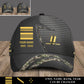 Personalized Rank, Year And Name France Soldier/Veterans Baseball Cap - 17418240