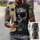 Personalized France Soldier/ Veteran Camo With Name And Rank 3D T-shirt Printed  - 2601240001QA