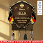 Personalized Germany Veteran/ Soldier With Rank, Year And Name Wooden Key Holder - 17757792