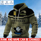 Personalized Germany Soldier/ Veteran With Rank And Name 3D Waffle Hoodie - 17695584