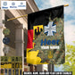 Personalized Germany Solider/ Veteran Camo With Name & Rank House Flag 3D Printed - 1759536002