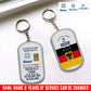 Personalized Rank And Name And Year Germany Soldier/Veterans Acrylic Keychain - 17681760