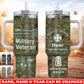 Personalized Germany Veteran/ Soldier With Rank, Year And Name Camo Tumbler - 17745696