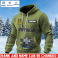 Personalized Germany Soldier/ Veteran With Rank And Name 3D Waffle Hoodie - 17694720