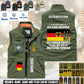 Personalized Germany Soldier/ Veteran With Name & Rank Sleeveless Jacket Multicolor - 17633376
