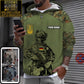 Personalized Germany Soldier/ Veteran Camo With Name And Rank Hoodie 3D Printed -0512230001