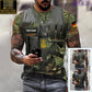 Personalized Germany Soldier/ Veteran Camo With Name And Rank T-shirt 3D Printed  - 17137440