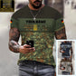 Personalized Germany Soldier/ Veteran Camo With Name And Rank T-shirt 3D Printed  -  1112230001QA