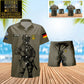 Personalized Germany Soldier/ Veteran Camo With Rank Combo Hawaii Shirt + Short 3D Printed - 17042401QA