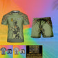 Personalized Germany Soldier/ Veteran Camo With Name And Rank Combo T-Shirt + Short 3D Printed  - 17104608