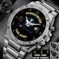 Personalized Germany Soldier/ Veteran With Name And Rank Gentleman Stainless Steel Watch - 17388864