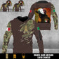 Personalized Italy Soldier/Veteran Camo with Name & Rank Hoodie All Over Printed - 17673120