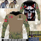 Personalized Norway Soldier/Veteran Camo with Name and Rank Hoodie All Over Printed - 17660160